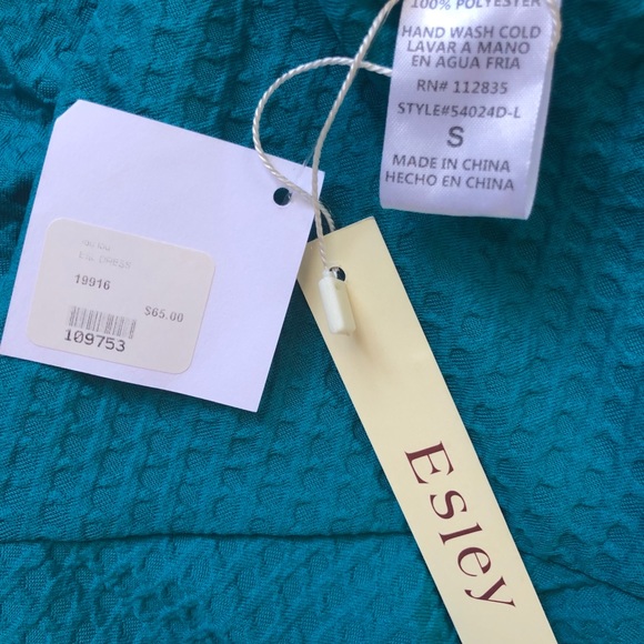 NWT Esley Teal Dress - Picture 3 of 3